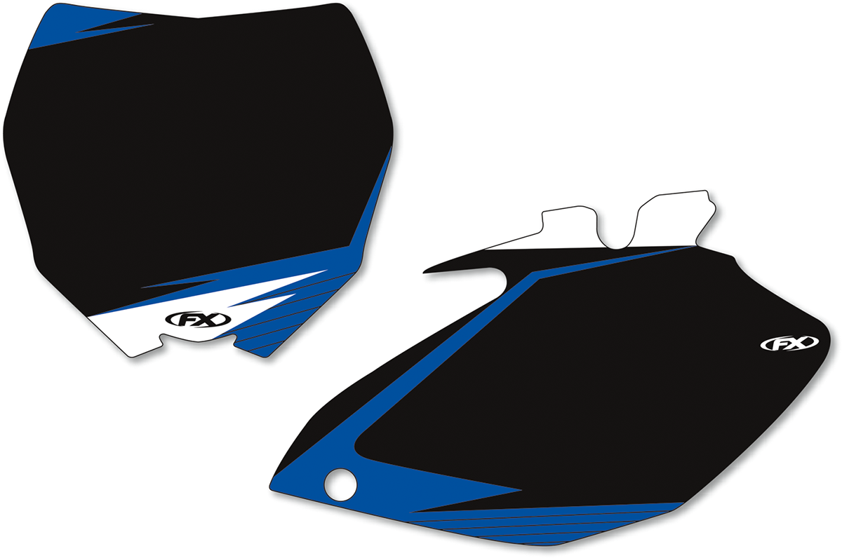 Factory Effex Graphic Number Plate Backgrounds Yamaha YZ250F 2010-2013