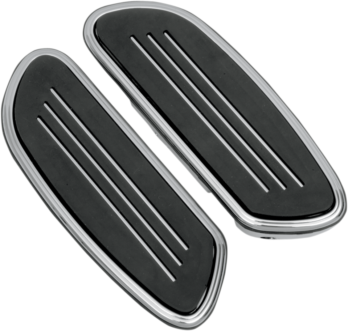 Drag specialties Sweeper Floorboards - Passenger - Chrome - FL Harley Davidson