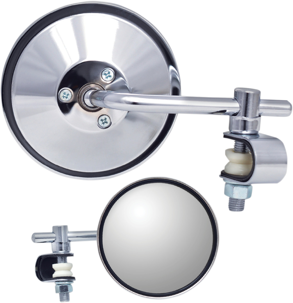 PARTS UNLIMITED Universal Clamp-On Mirror