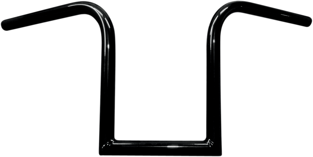 thumbnail image 2 of MPW 12" Rise Fat Ape Hanger Handlebars - 1-1/4" - Black Powder Coat For Harley Sportster XL Softail 2 of 3