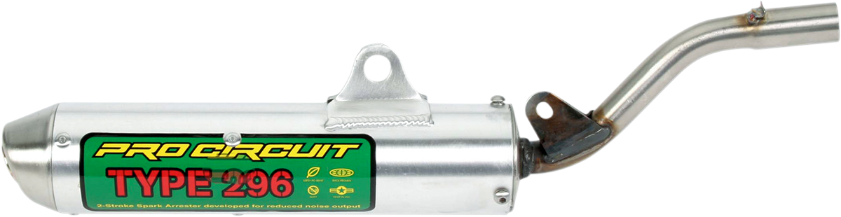 Pro Circuit Type 296 S/A Silencer Kawasaki KX80 / KX85 / KX100 / KX112 / Suzuki RM100 1998-2025