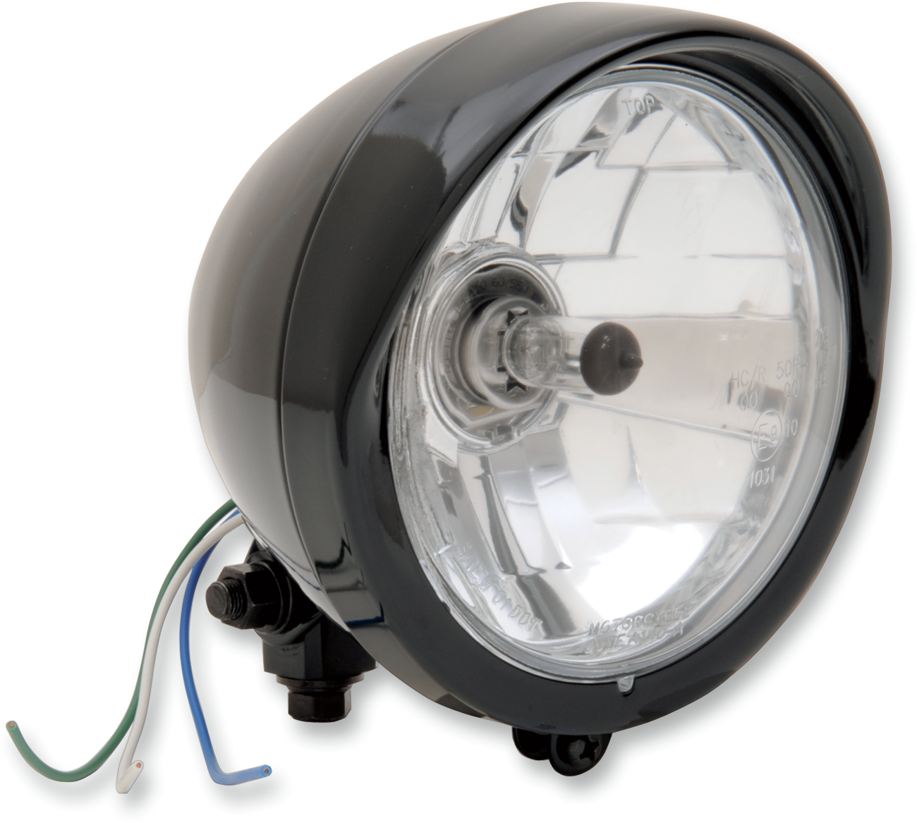 Drag Specialties Diamond-Style Bottom-Mount 5-3/4" Headlight Assemblies