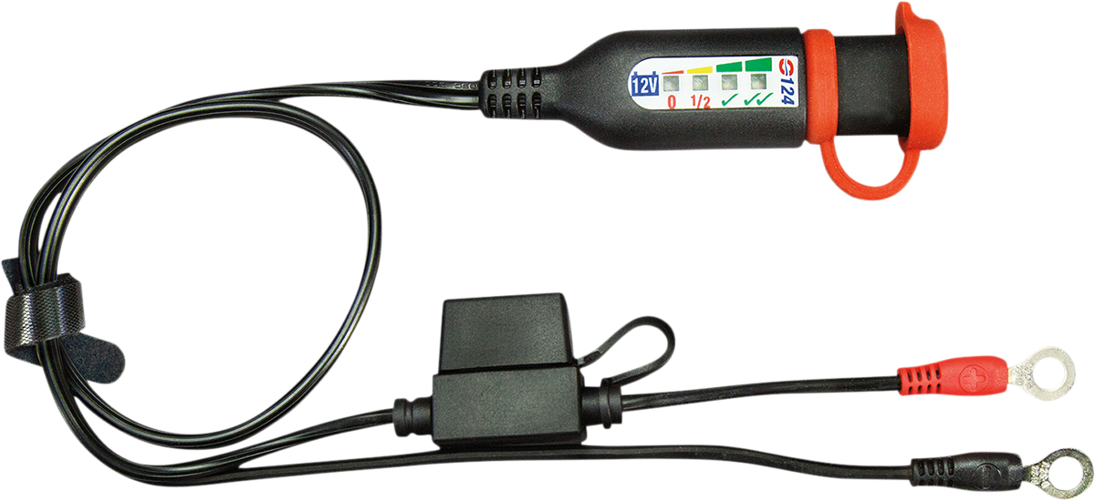 Tecmate Optimate™ Permanent Power Lead with Battery/Charge Status
