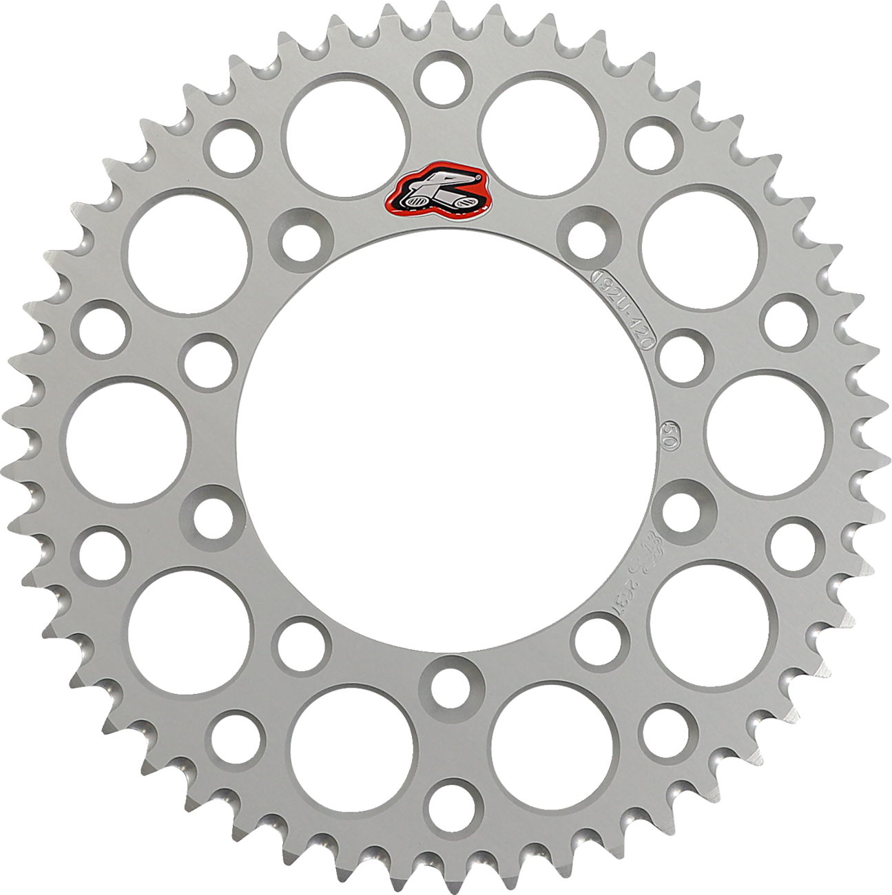 Renthal Rear Sprocket - Aluminum - 50 Tooth - Silver - Gas Gas/Husqvarna/KTM 50T