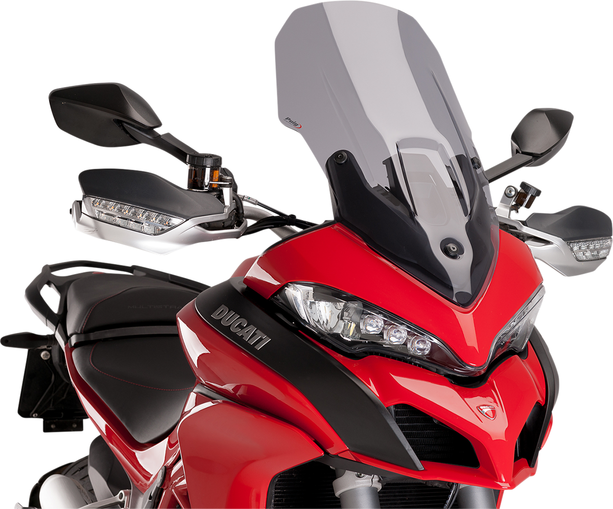 Puig hi-tech parts Touring Windscreen - 24-1/2" - Smoke - Ducati Ducati