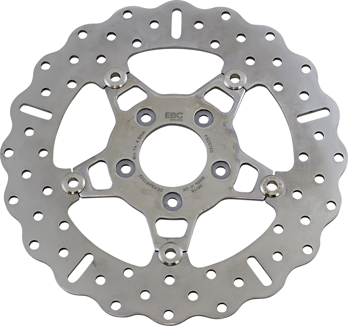 EBC FSD Series Stainless Steel Front Brake Rotor for Big Twins
