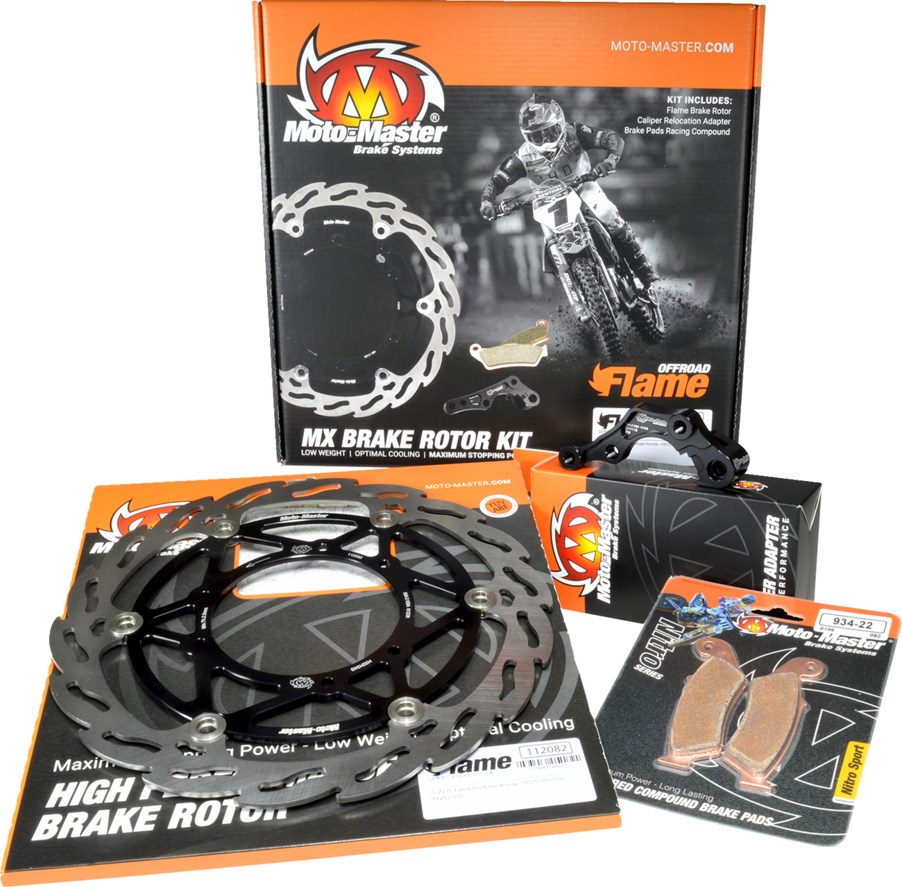 Moto Master Flame Floating Front Rotor Kit 270mm KTM / Husqvarna / Gas Gas