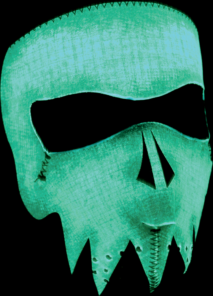 ZANheadgear Glow In The Dark Neoprene Full Face Mask