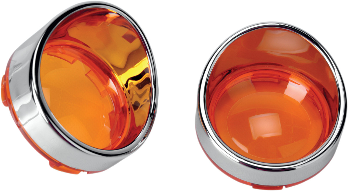 Drag specialties Visor-Style Bezel/Lenses - Amber