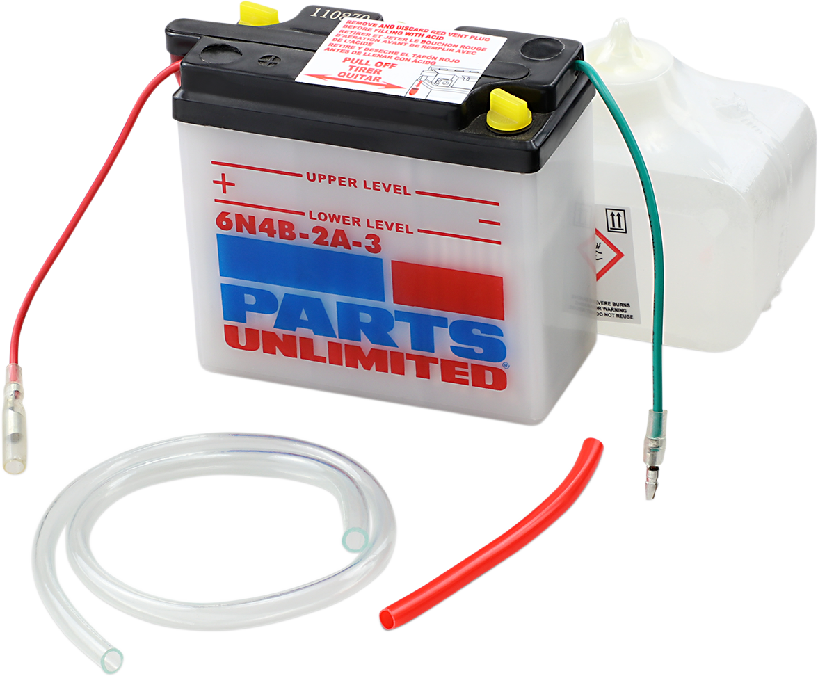 Parts unlimited Battery - 6N4B-2A-3 Yamaha/Kawasaki
