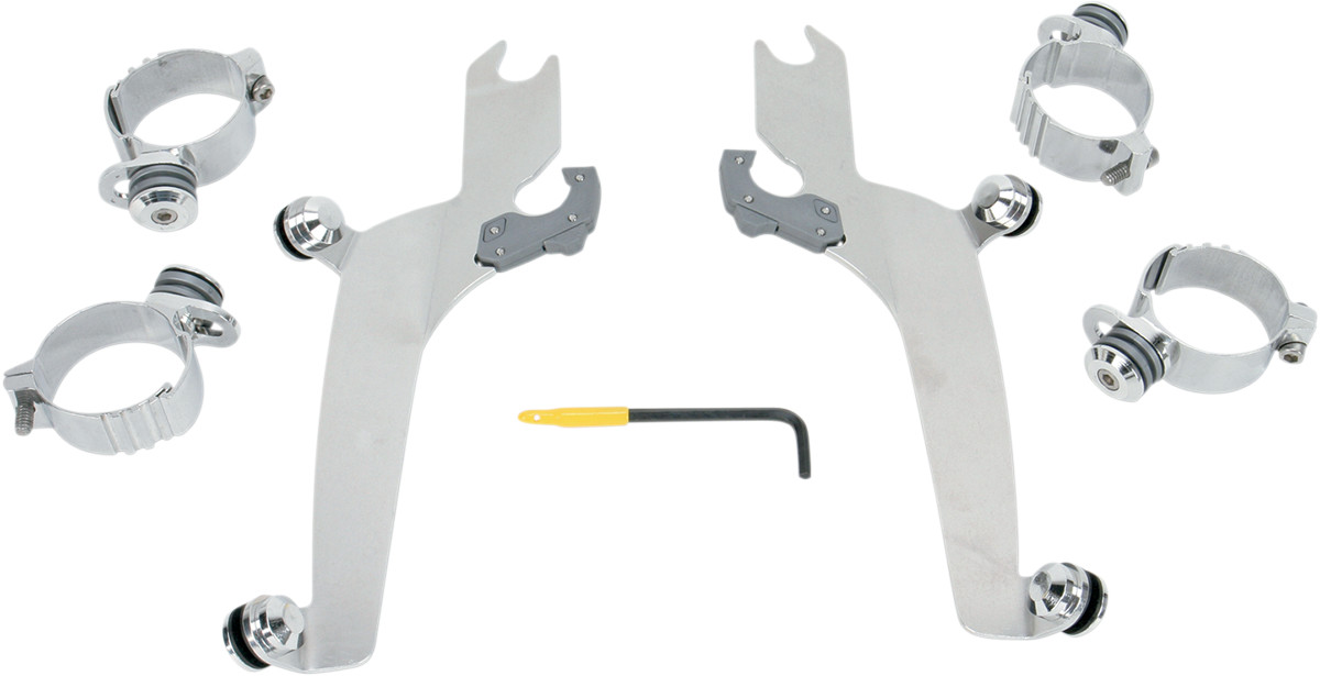 Memphis Shades Metric Sportshield Trigger-Lock Mount Kit Honda VT1300CXA Fury