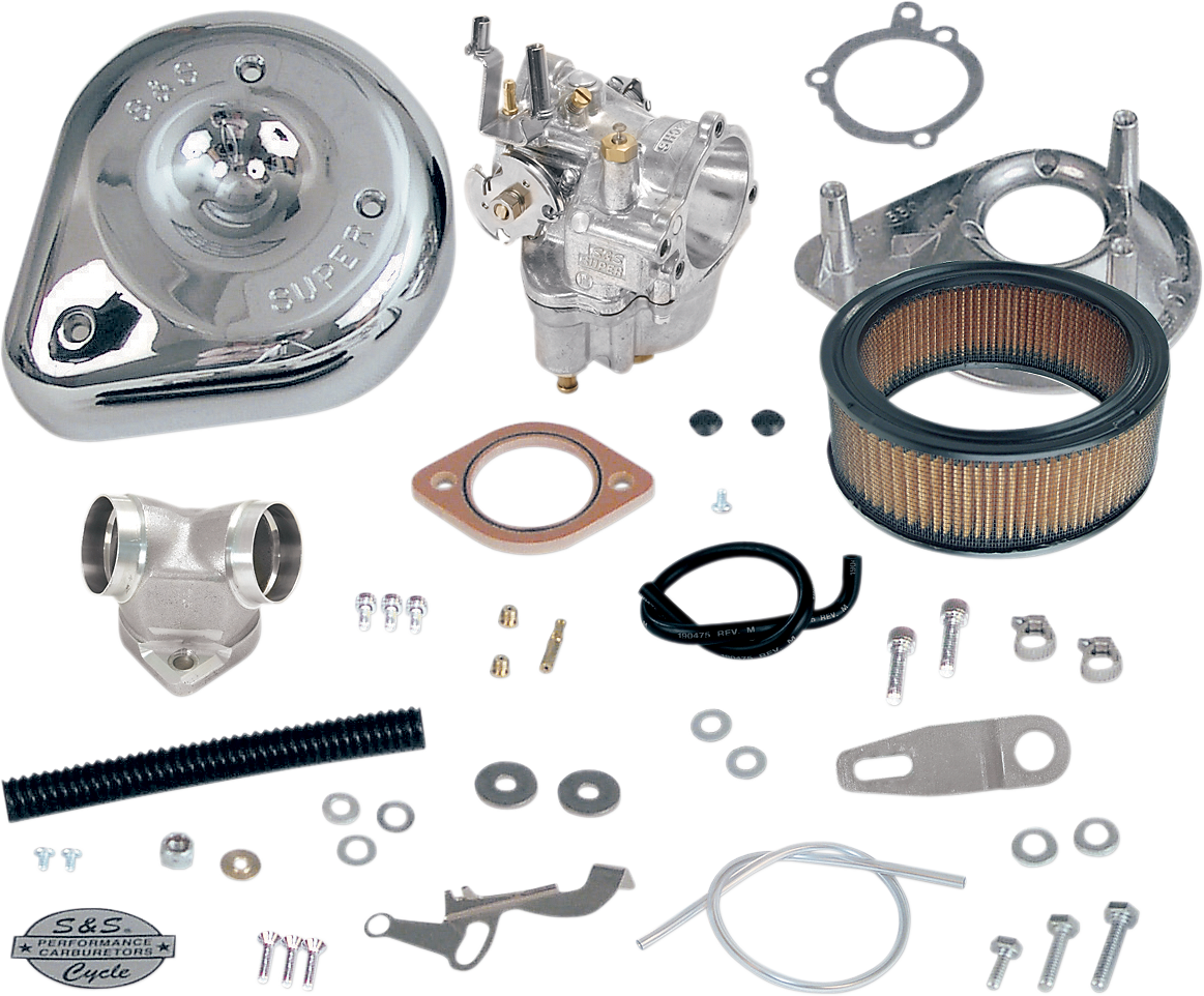 S&S CYCLE Super E Carburetor Kit with Manifold
