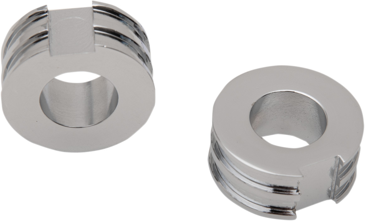 Drag Specialties Chrome Axle Adjuster Spacer
