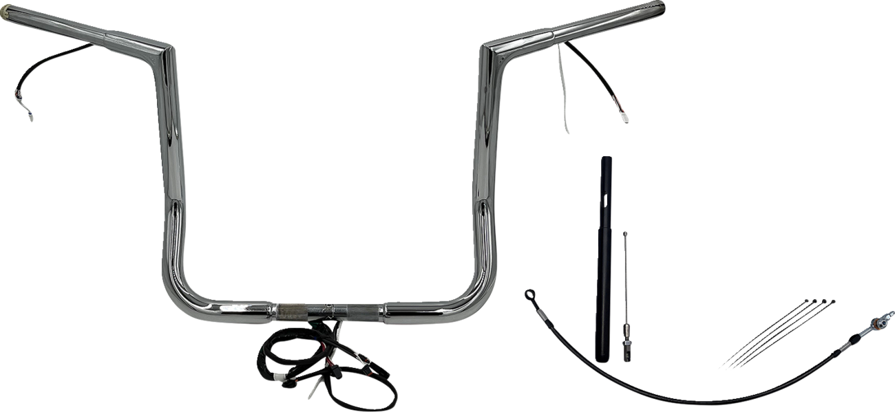 FAT BAGGERS INC. EZ Install Wired 1-1/4" Flat Top Handlebar Kit