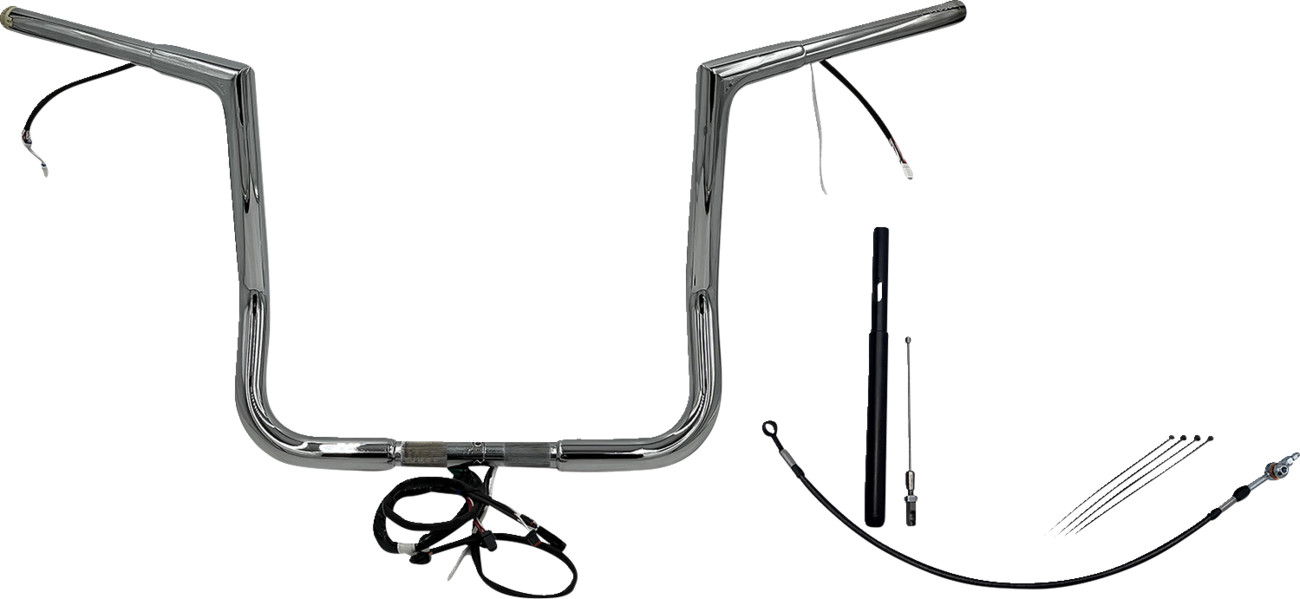 FAT BAGGERS INC. EZ Install Wired 1-1/4" Flat Top Handlebar Kit