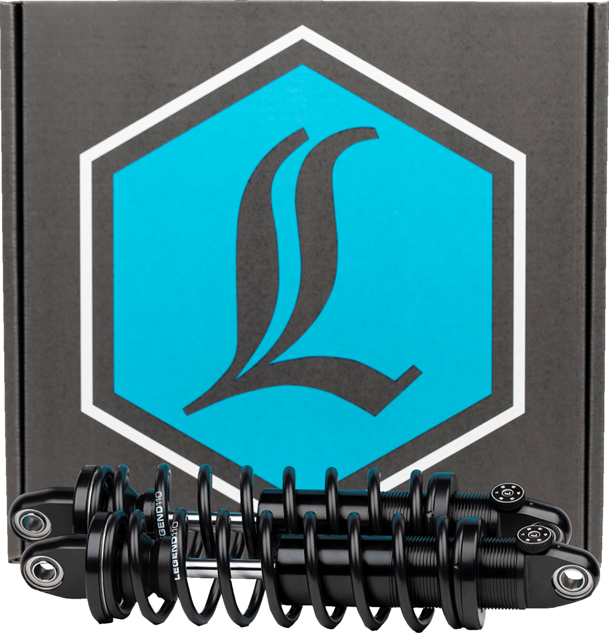 Legend suspension REVO-A Shocks - 12" - Black - Standard Harley Davidson