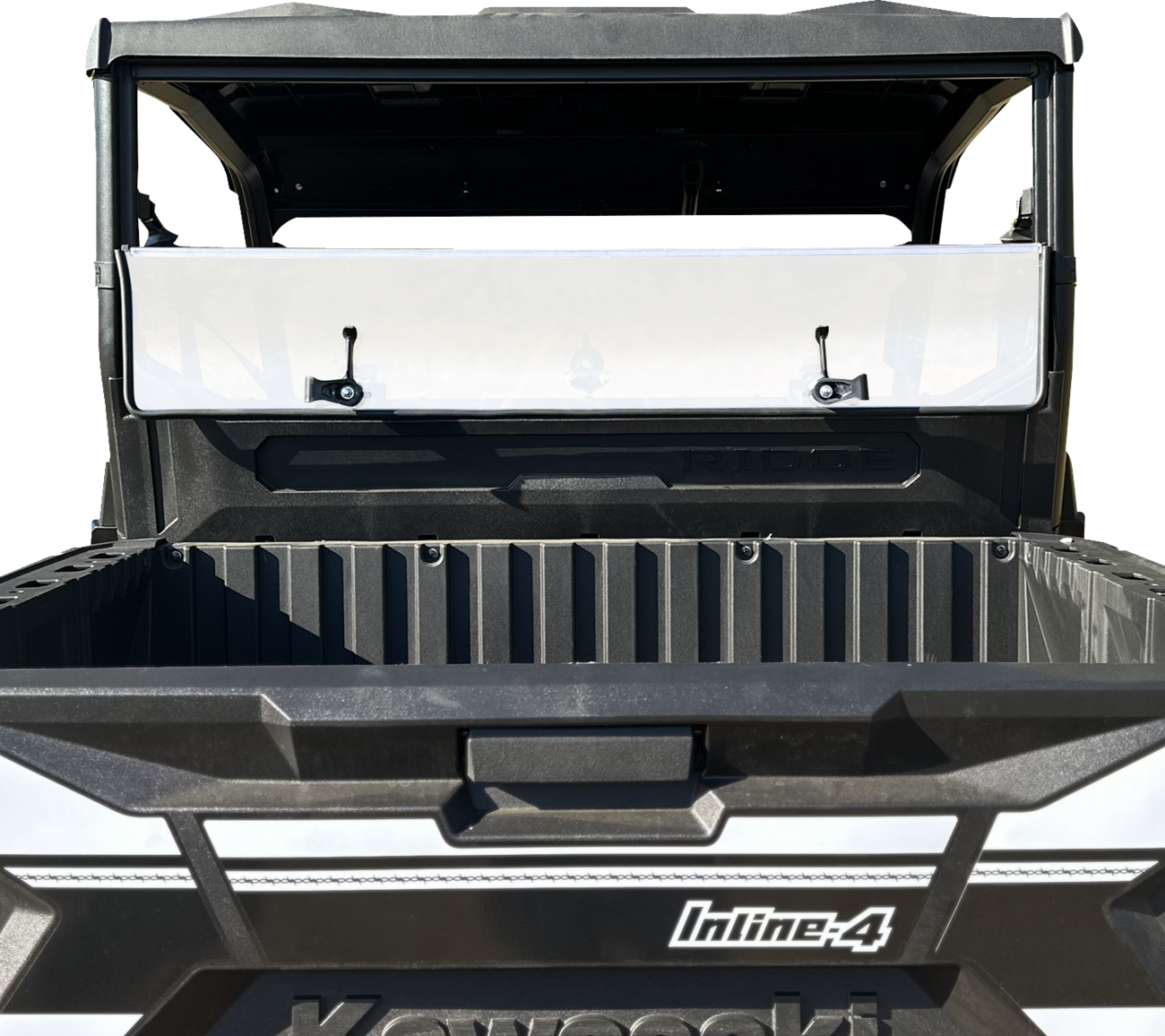 Seizmik Folding Poly Rear Windshield Kawasaki Ridge 2024-2025