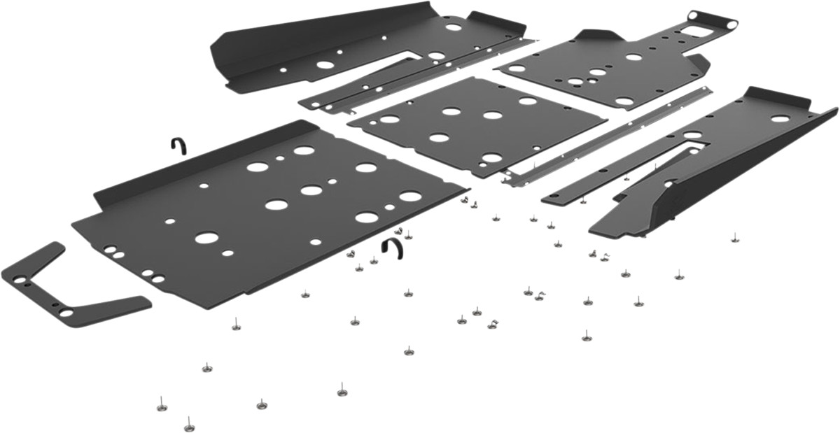 Seizmik Skid Plate - 2 Seat - Pro XP - Pkg. 1 of 2 Polaris