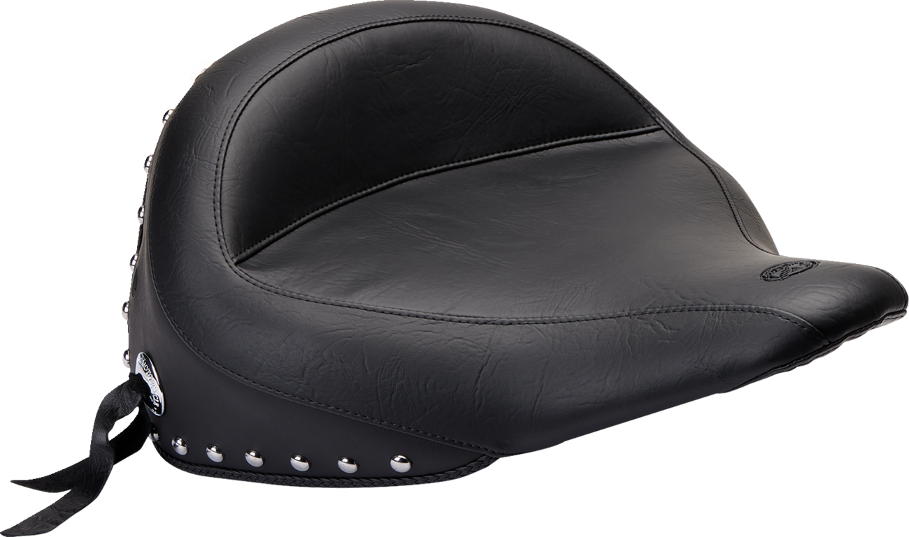Mustang Wide Studded Deluxe Solo Seat 2005-2017 Harley Davidson FLSTN Softail Deluxe / 2005-2006 Harley Davidson FLSTNI Softail Deluxe