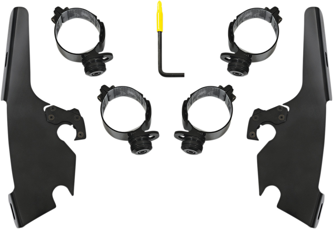 Memphis Shades Fats / Slim Trigger-Lock Mount Kit For Harley Softail FLSB / FXLRS 2018-2024