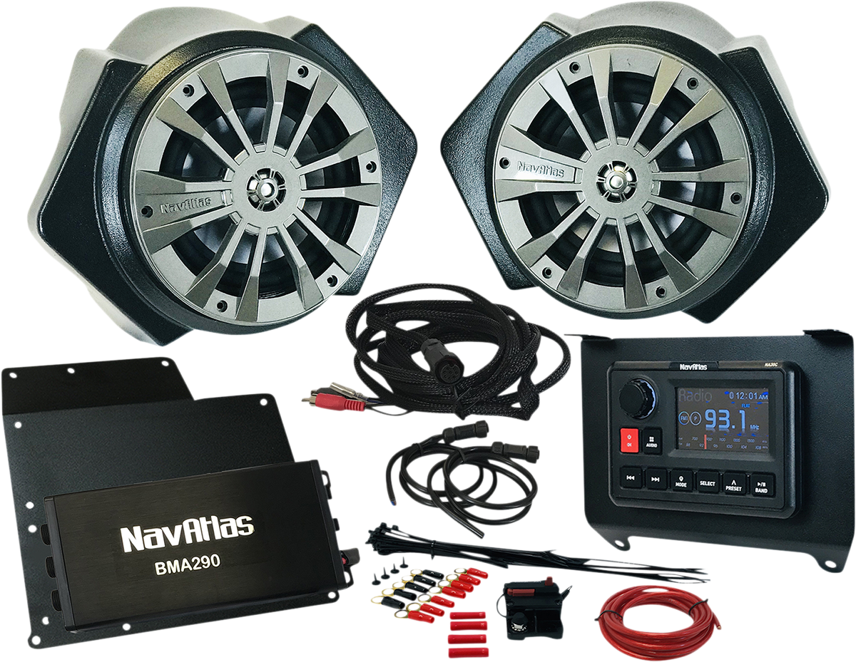 NavAtlas Zone 2 Audio Kit Polaris RZR XP Turbo 2019-2022