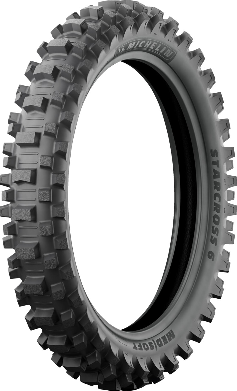 Michelin Tire - StarCross 6 Medium Soft - Rear - 110/90-19 - 62M