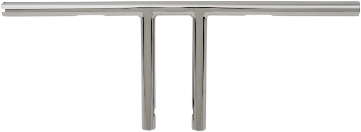 Drag specialties 1" T-Bar - Dimpled - Straight - 8" - Chrome