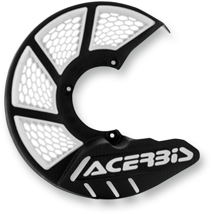 Acerbis X-Brake Vented Front Disc Cover - Black/White 2449490001