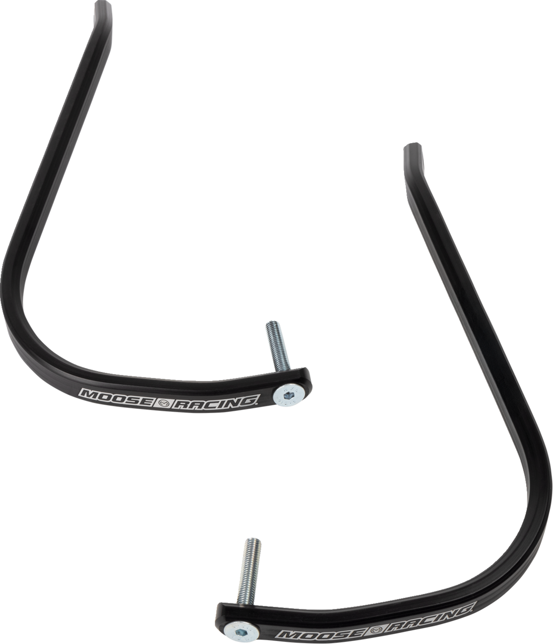 Moose Racing Evo 2 Black Debris Deflectors with Tapered Clamp Set