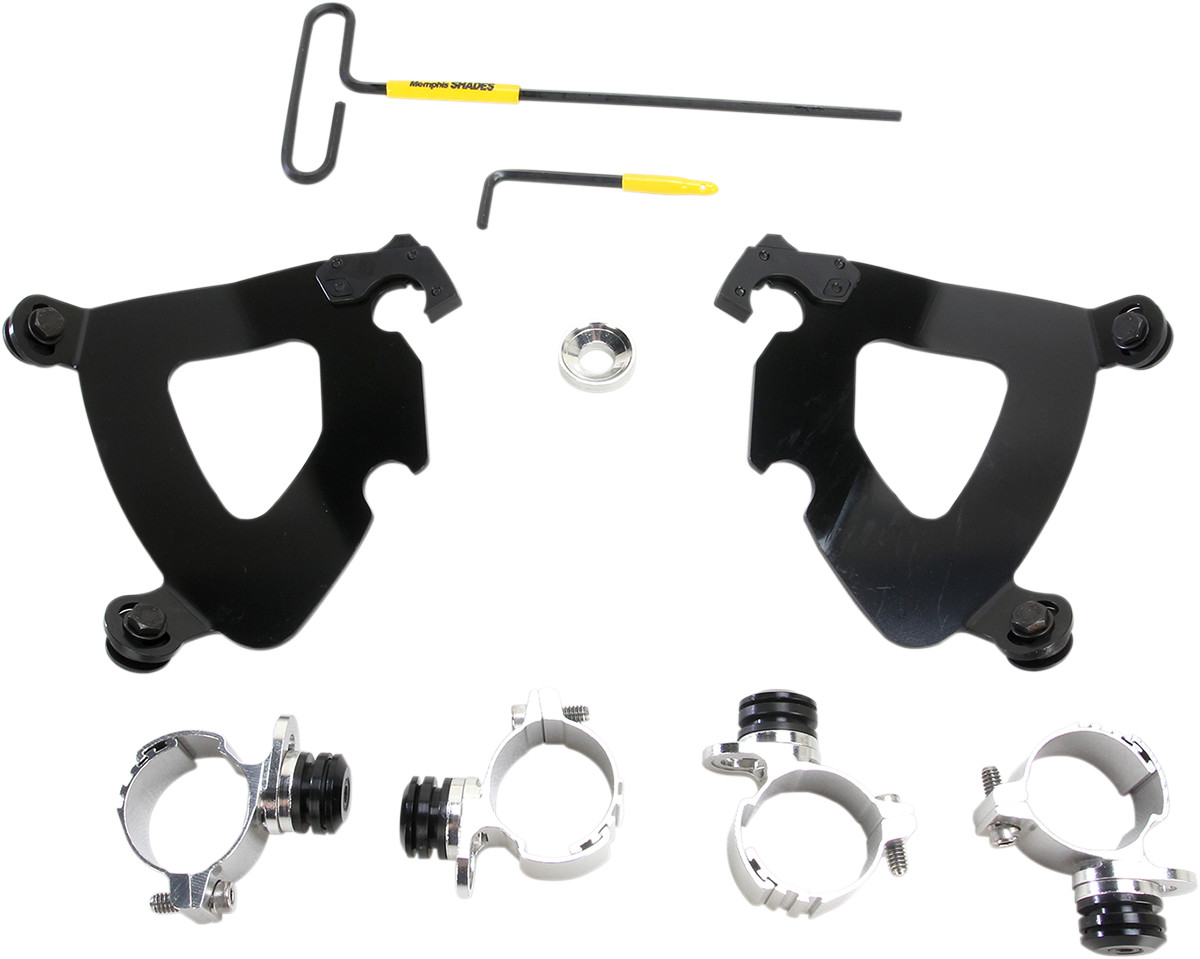 Memphis Shades Gauntlet Fairing Trigger-Lock Mount Kit For Harley Sportster Super Low 2011-2019