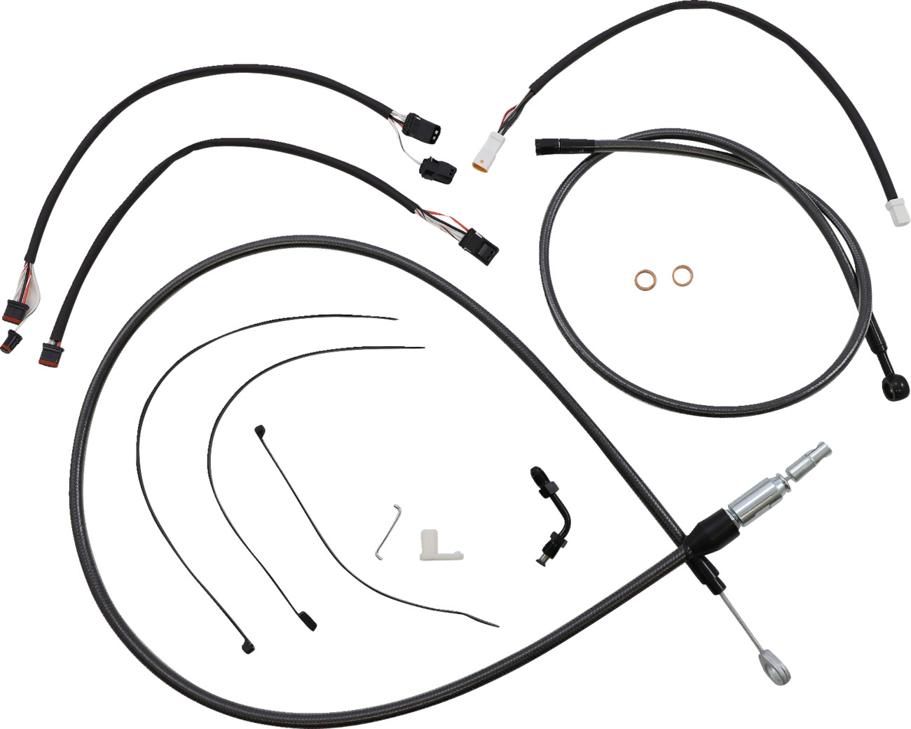 MAGNUM SHIELDING Black Pearl™ Designer Handlebar Installation Kit
