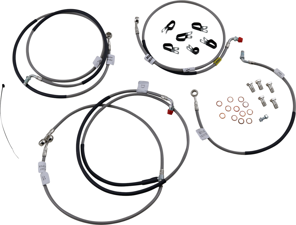 Gbrakes Brake Line - Stainless Steel Yamaha