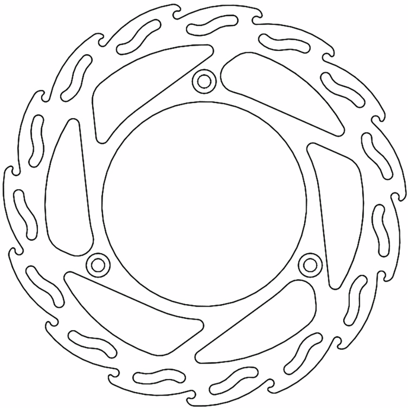 Moto-master Brake Rotor - Front - Flame 2018-2024 Yamaha YZ65