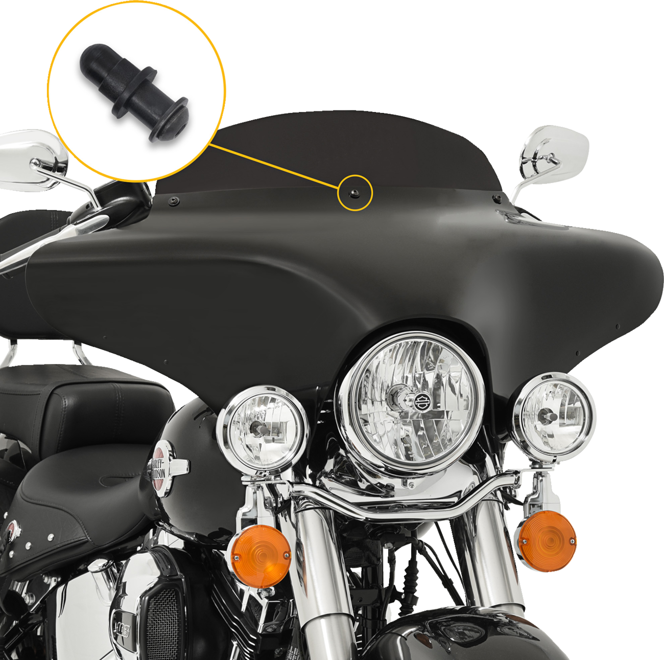 MEMPHIS SHADES Batwing Windshield Screw Set