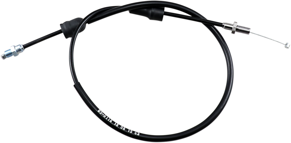 Motion pro Black Vinyl Throttle Cable - Pull - +2" - '88-'06 YFS200 1988-2006 Yamaha YFS200 Blaster