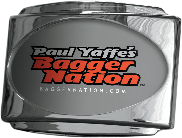 PAUL YAFFE BAGGER NATION Stealth III License Plate Frame