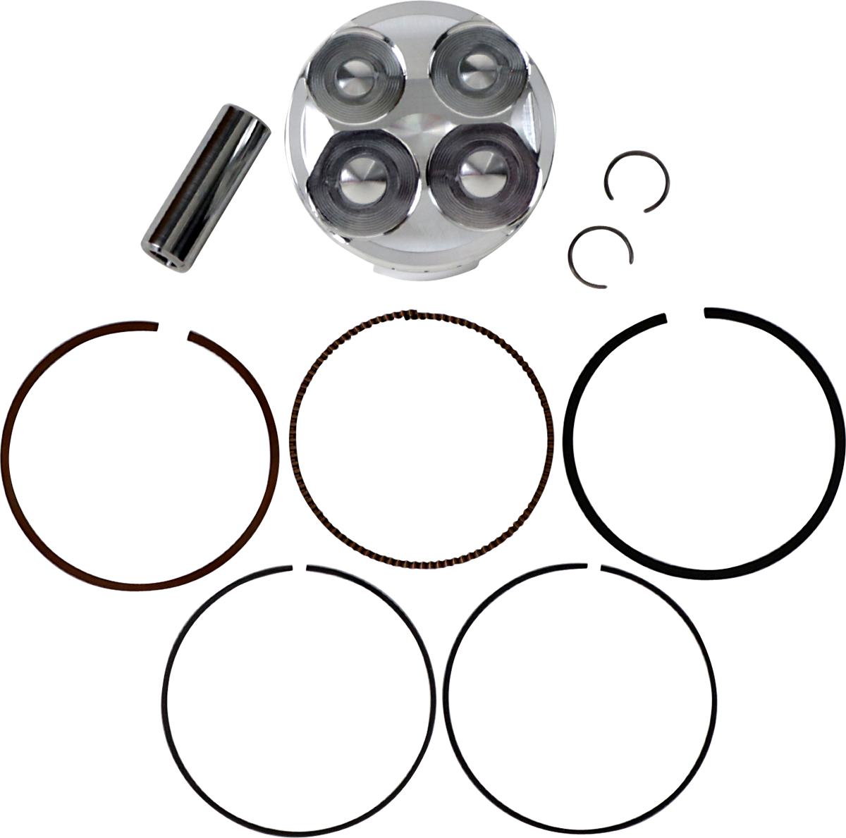 Je pistons Piston Kit - 66.00 mm - 12.5:1 CR - Honda