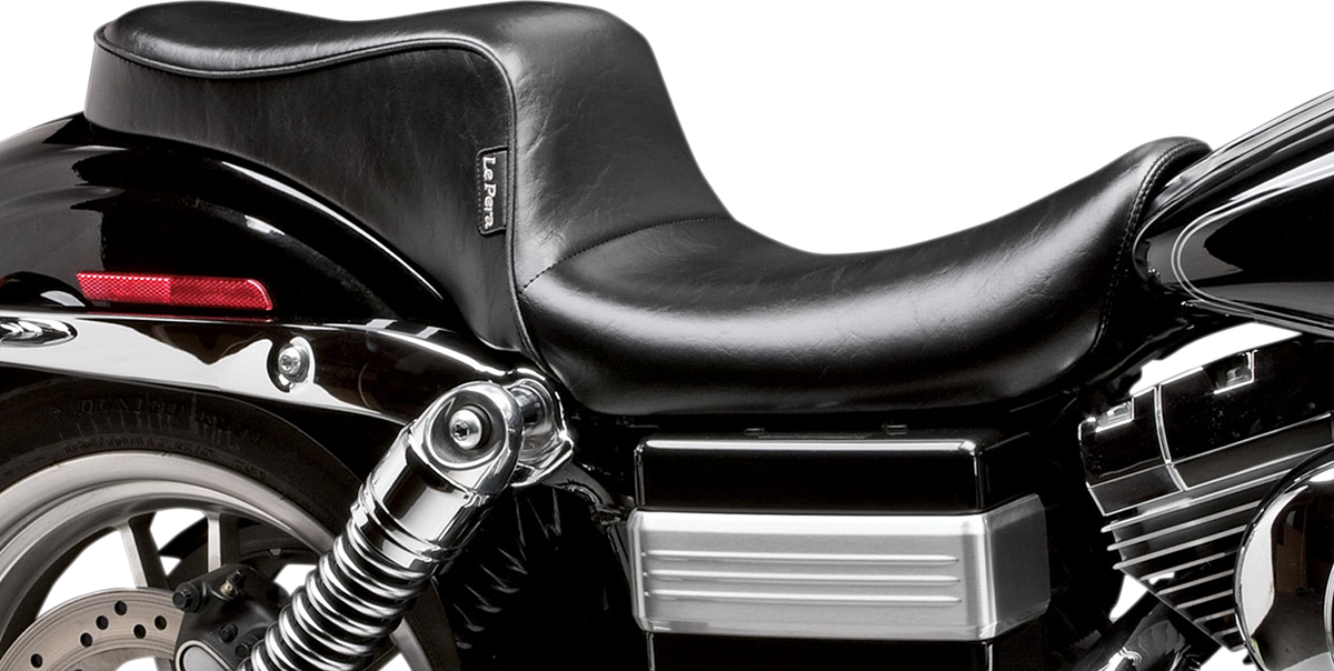 Le pera Cherokee Seat - Smooth - Black - Dyna '04-'05 Harley Davidson