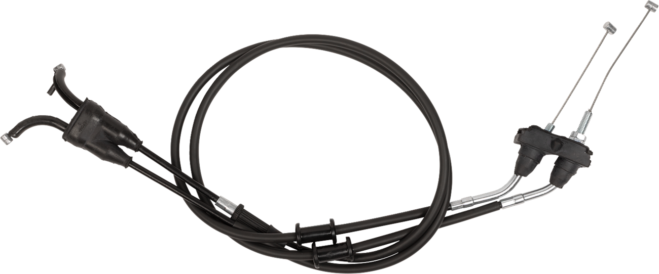 Moose Racing Black Vinyl Throttle Cable