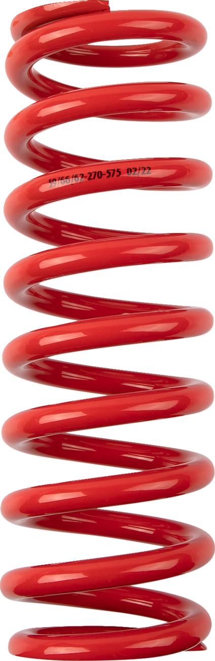 Moose offroad Shock Spring - 59/62 mm OD - 57.5 n/mm - Red Honda/Yamaha/Gas Gas/Kawasaki/Suzuki/Beta/Husqvarna