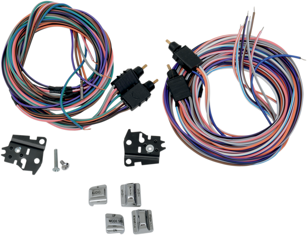 Drag specialties Handlebar Switch Kit - Radio/Cruise - Chrome Harley Davidson