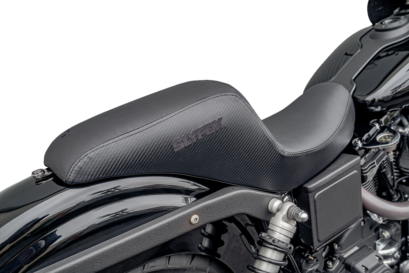 Slyfox Drifter Seat Black Vinyl Carbon Fiber 4683A-slyfox Dyna 96-03