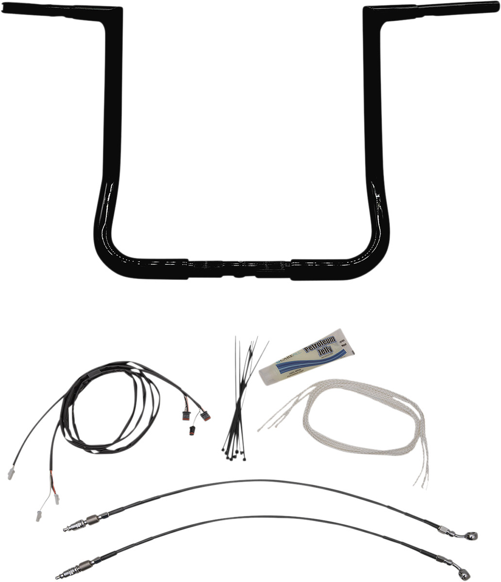 FAT BAGGERS INC. 1-1/4" EZ Install Flat Top Handlebar Kit