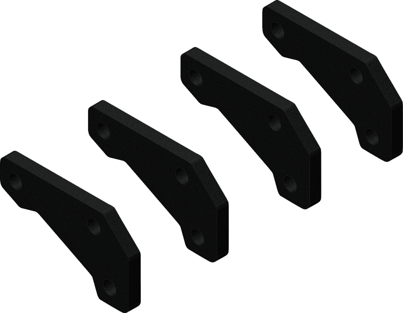 KFI UTV Pro 2.0 Square Tube Ear Spacer Kit