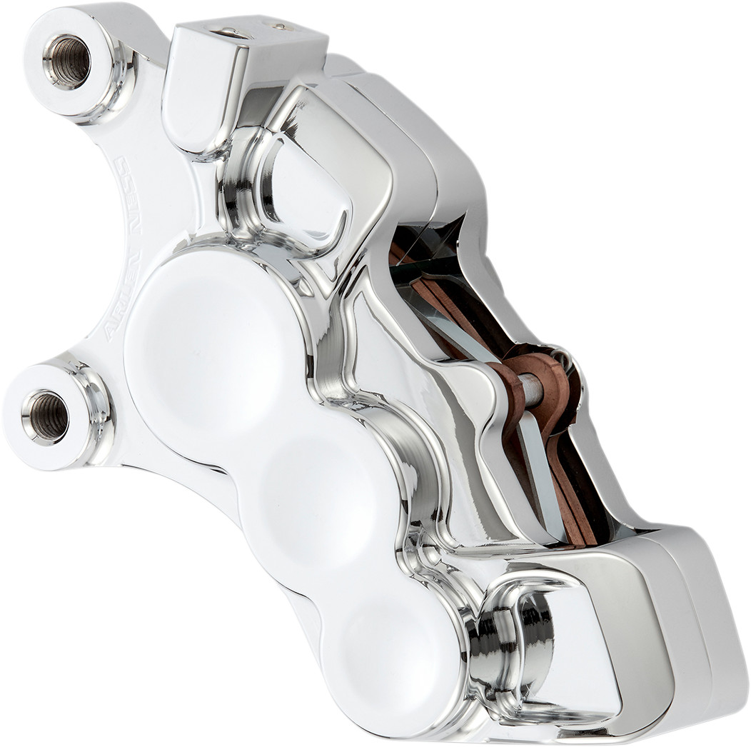 Arlen Ness Front 6 Piston Differential Bore Caliper For Harley With 11.8" Rotors 2006-2026