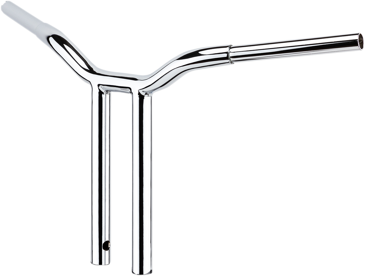 La choppers Kage Fighter Welded Straight-Riser Handlebar - One Piece - 10" - Chrome