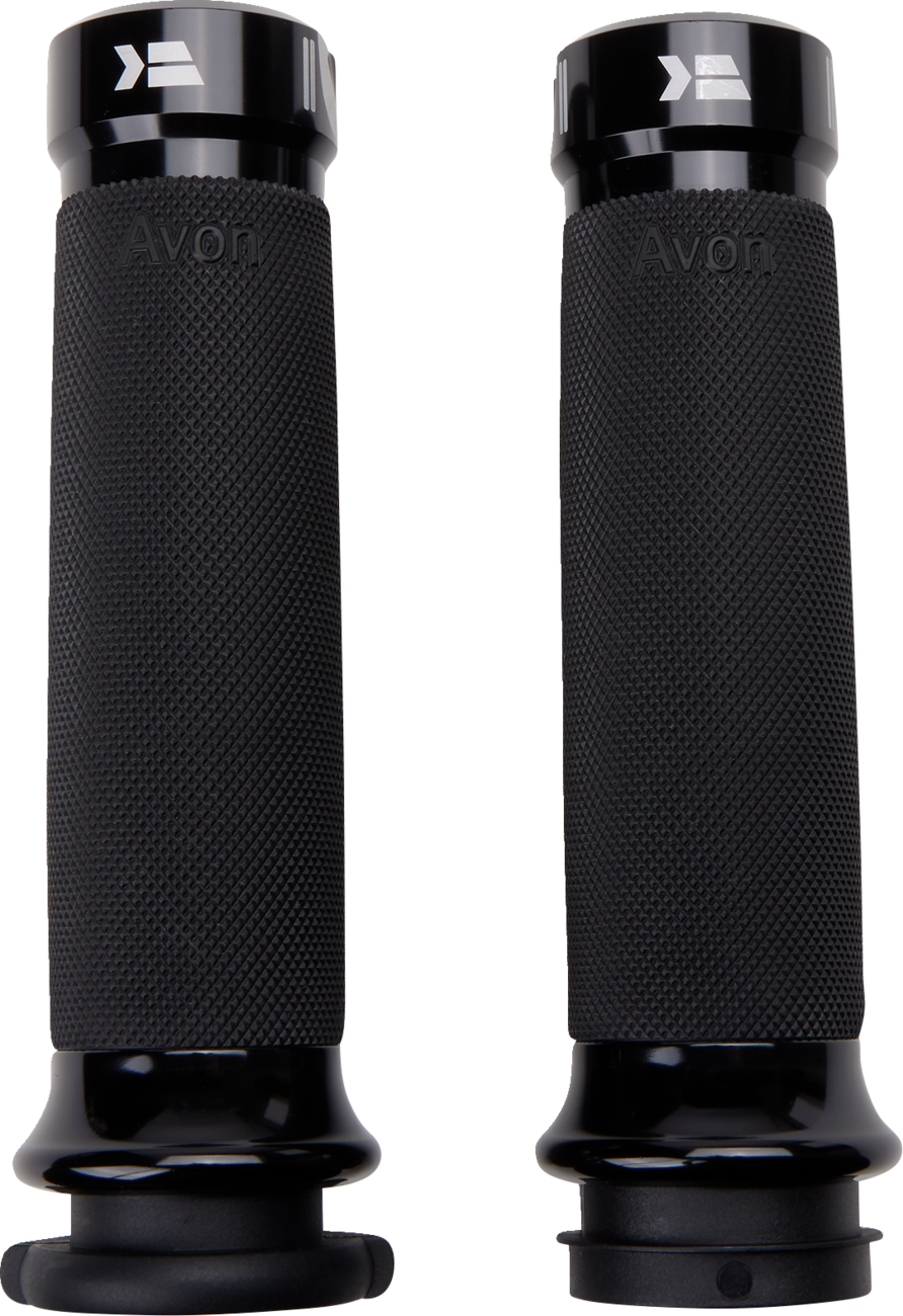 Khrome werks Klassic Grips - Custom Contour - TBW - Black