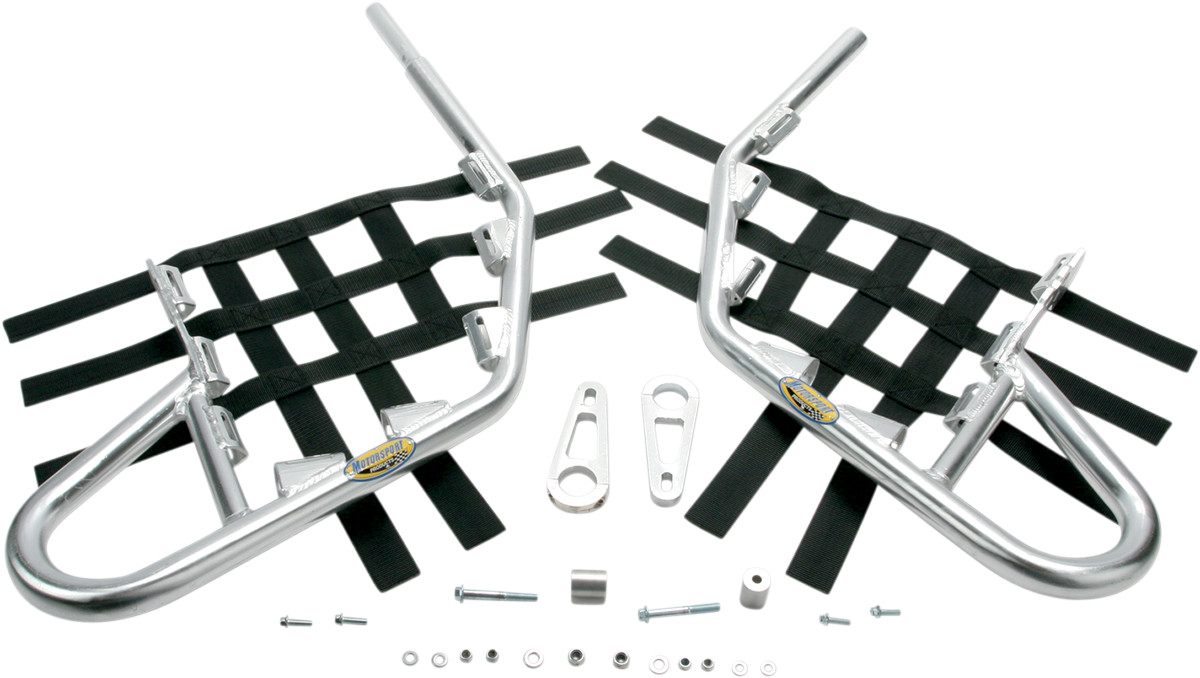 Motorsport products Nerf Bars - TRX250R - Silver 1986-1989 Honda TRX250R