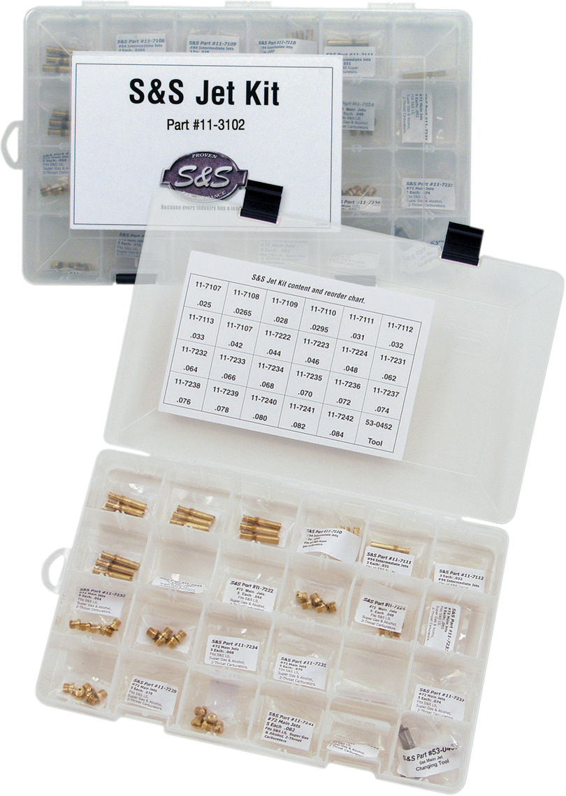 S&amp;S CYCLE Genuine S&amp;S Carburetor Jet Kit