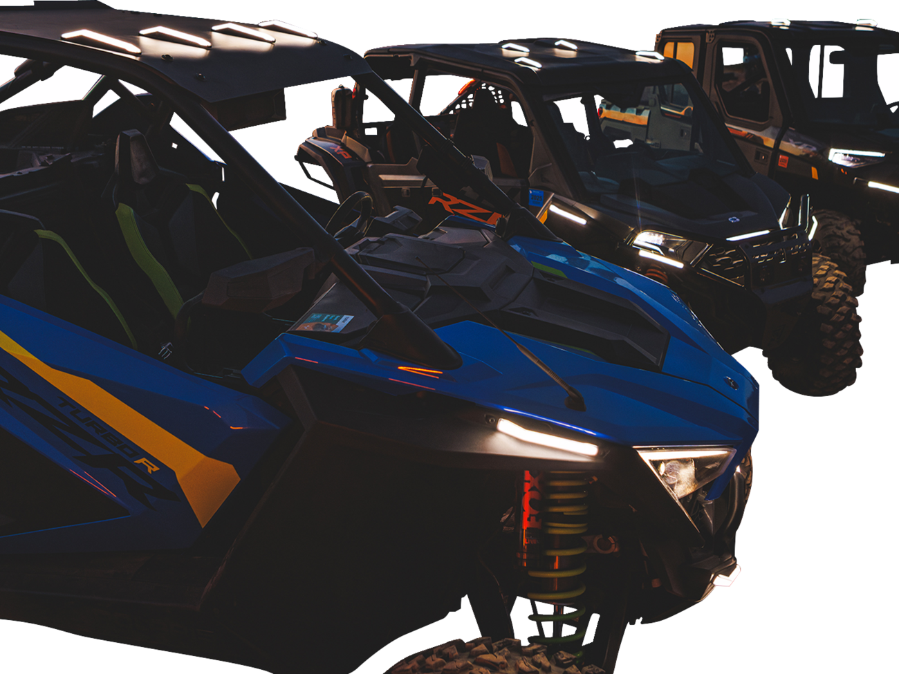 Ravek Apex Lights™ - Running - White - Ranger Polaris